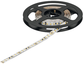 Fita LED, Häfele Loox5 LED 3051, 24 V, 8 mm, 2 pinos (monocromático), 140 LED/m, 14,4 W/m, IP20