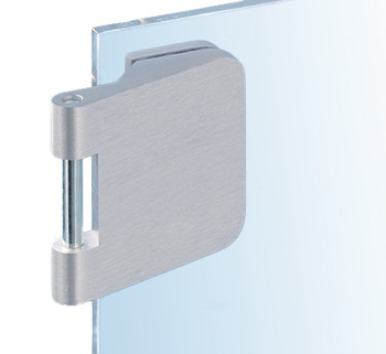 Gångjärn för glasdörr, Gångjärn i tre delar, 3 delar (dörrbladsdel), Dorma glas