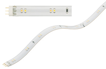 LED-silikonlist, Häfele Loox LED 3017 24 V 3-pol. (multi-vit), 72 LED/m, 5,5 W/m, IP20