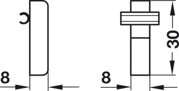 hållare, Förvarings-/apotekssystem Variant B