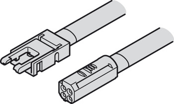 kabel, för Loox LED-list multi-vit 8 mm