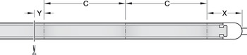 LED-list COB med PUR-kapsling, LED 1159 24 V 2-pol. (monokrom), 10 W/m, IP67
