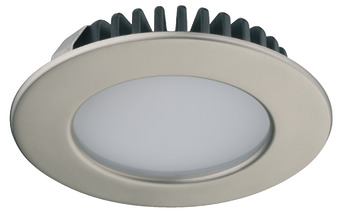 Infälld/undermonterad belysning, rund, Häfele Loox LED 2020, Zinkgjutgods, 12 V