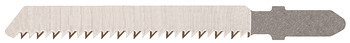 sticksågblad, för trä/trämaterial, kuggad kant 60 mm, Kuggindelning 1,9 mm