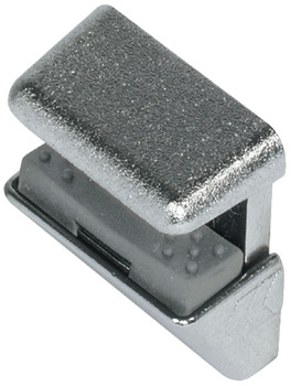 hyllbärare, för skruvmontering i borrhål-Ø 3 mm eller 5 mm, zinkgjutgods med plastupplag