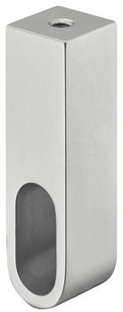 Takfäste, Aluminium, för garderobsrör OVA 30 x 14 mm